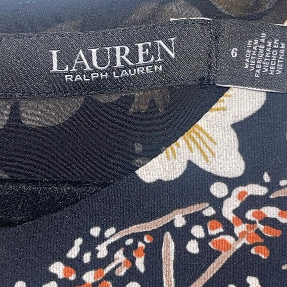 NWT Ralph Lauren Black and White Sleeveless Midi Sundress. Size 6 black label - Picture 9 of 14